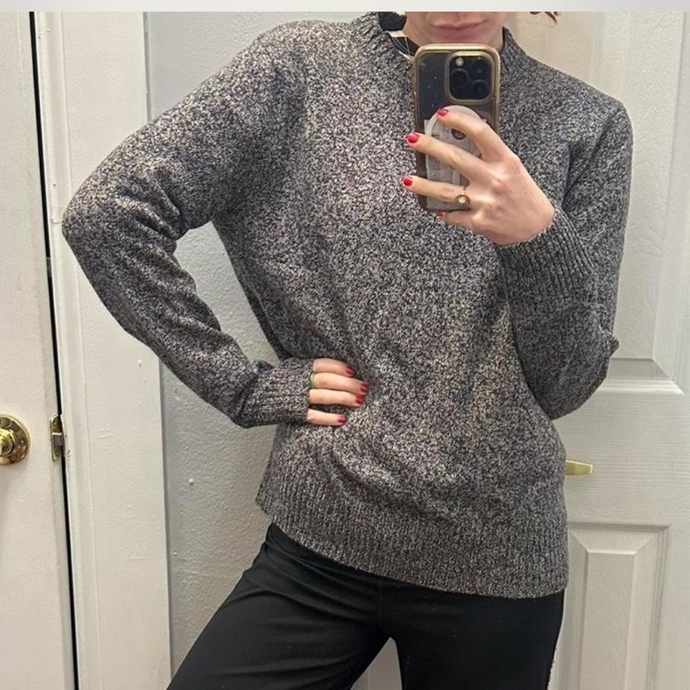J. Crew Wool Blend Sweater in Gray